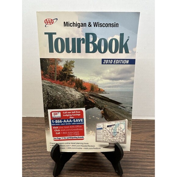 AAA Michigan And Wisconsin Tour Book 2010 Edition - Picture 1 of 7